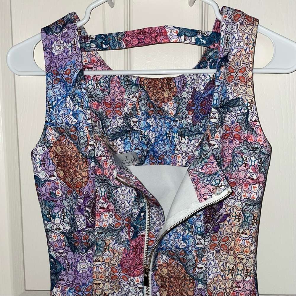 multicolor floral dress - Picture 3 of 6